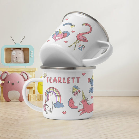 Personalised Unicorn Mug – Hot Chocolate & Gift for Girls