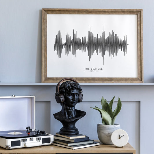 Personalized Soundwave Print – Custom Song Wall Art Gift