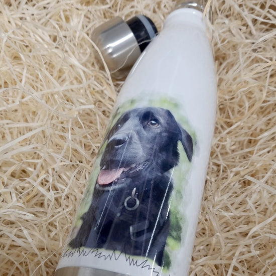 Personalised Dog Water Bottle – Reusable Gift for Dog Parents - Wow Creative Print