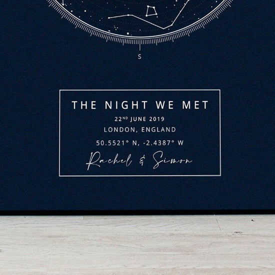 Custom Star Map Print – Personalised Night Sky & Anniversary Gift - Wow Creative Print