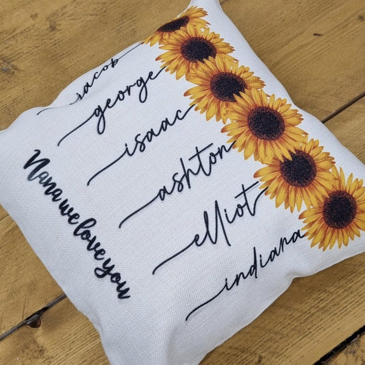 Personalised Nanny Cushion – Mother’s Day Gift for Nanny, Nana & Mum