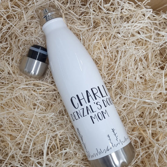 Personalised Dog Water Bottle – Reusable Gift for Dog Parents - Wow Creative Print