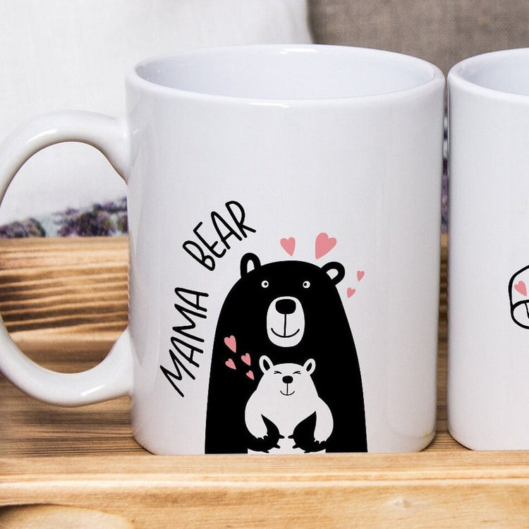 Mother’s Day Mama Bear Mug – Gift for Mum & New Mums