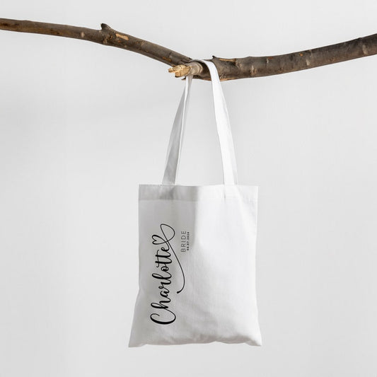 Personalised Bridal Party Bags – Team Bride Hen Party & Wedding Tote Gifts
