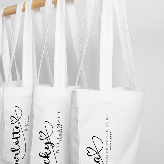 Personalised Bridal Party Bags - Wow Creative Print