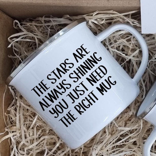 Personalised Stargazing Mug & Flask Set – Nightsky & Star Gift - Wow Creative Print
