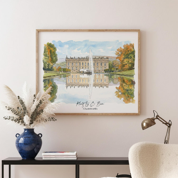 Personalised Watercolour New Home Portrait, House Print Gift, Housewarming Drawing, House Sketch, Our First Home, Realtor Gift