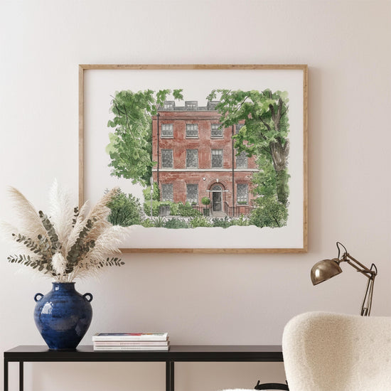 Personalised Watercolour New Home Portrait, House Print Gift, Housewarming Drawing, House Sketch, Our First Home, Realtor Gift
