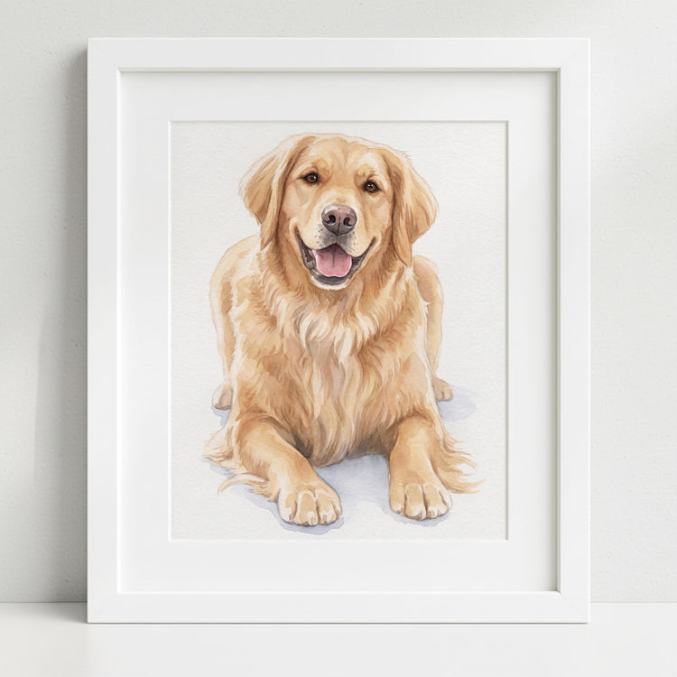 Custom Hand-Drawn Watercolor Portrait, Gift for Her, Couple Proposal Drawing, Boyfriend Gift, Pet Portraits